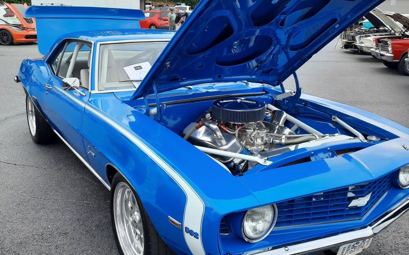 A 1969 Chevy Camaro owned by Joey Shore was a head-turner at the first Valley River Chevrolet car show on July 15.