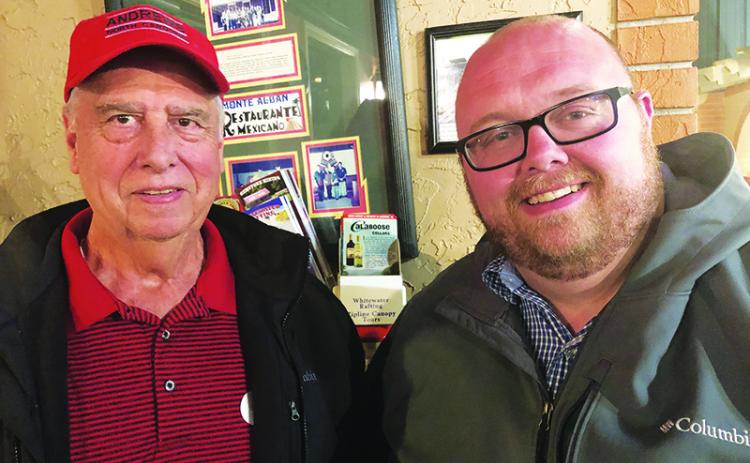 Incumbent Mike Sheidy and newcomer Jonathan Ellison were each elected to a four-year term on the Andrews Board of Aldermen in the Nov. 5 town election.
