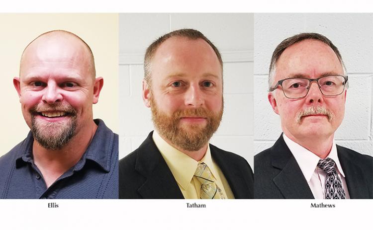 James "Jaybird" Ellis, Jeff Tatham, and Arnold Mathews are running unopposed for the Cherokee County Board of Education.. 