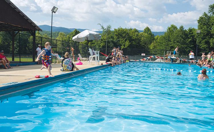 The Andrews pool will be open to the public on weekends this summer.