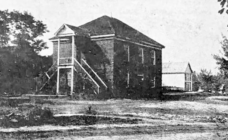 The Cherokee County Courthouse built in 1868 to replace the one burned by Kirk’s Raiders at the close of the Civil War. It was replaced by a larger courthouse in 1892.