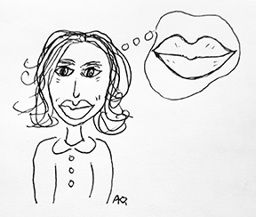 Dreaming about even bigger lips ...