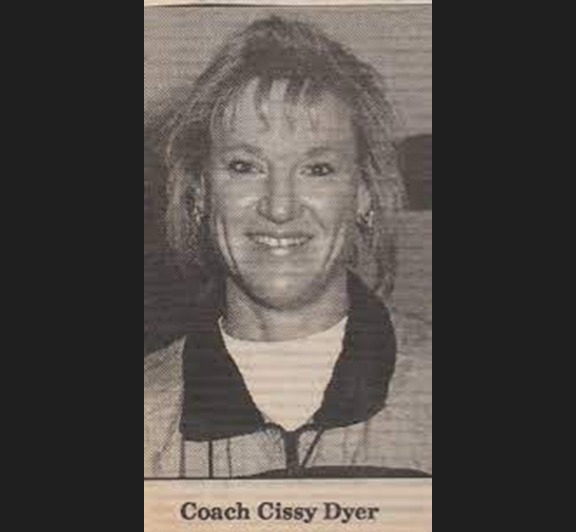 Cissy Bristol Dyer as shown from a Murphy High School yearbook. Her number will go down in Andrews High School history Friday night.