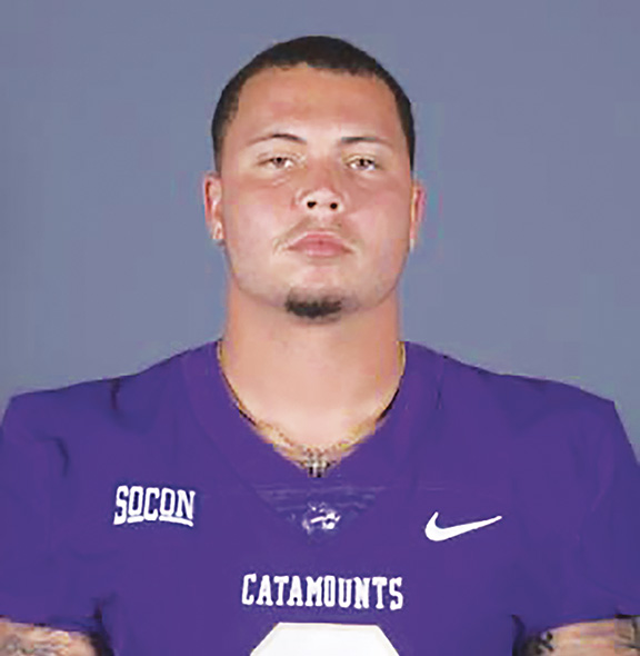 Current Western Carolina Catamount and former Murphy Bulldog Micah Nelson. 