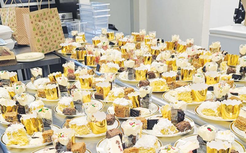Delicious desserts were part of the first Taste of Murphy with two restaurants tying for first place.