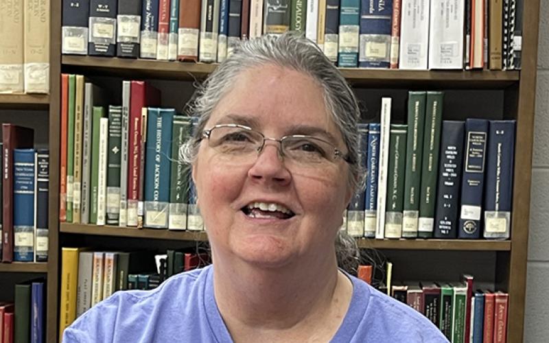Melissa Barker began volunteering at the Murphy Public Library after moving to town in 2007.