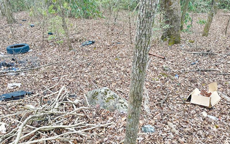 The Unaka community, like many rural areas in Cherokee County, has struggled with illegal dumping.