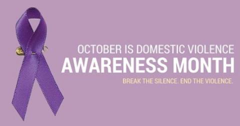 October is Domestic Violence Awareness Month.
