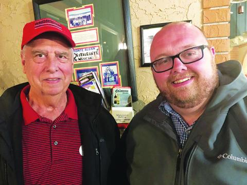 Incumbent Mike Sheidy and newcomer Jonathan Ellison were each elected to a four-year term on the Andrews Board of Aldermen in the Nov. 5 town election.