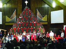 The Singing Christmas Tree will present its 43rd consecutive annual production this  year with three performances scheduled for Saturday, Sunday and Monday, Dec. 14-16, at Murphy First Baptist Church.