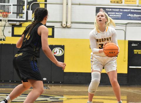 Addison scored a team-high 19 points in the Lady Dogs' win against Highlands. 