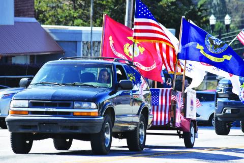 The Veterans Day parade that winded through downtown Murphy in November featured floats for local veterans service organizations, like the AMVETS.