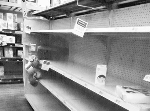 Shelves at local stores are running low of baby formula and supplies some days, but workers say more is coming. Photo by Sam Jokich
