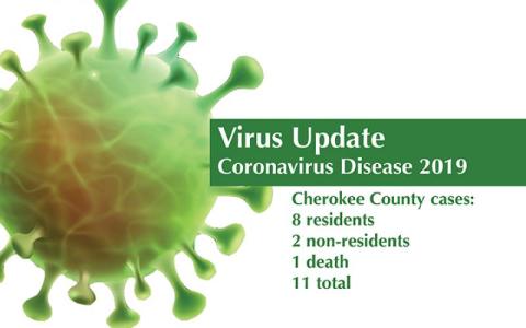 COVID-19 cases as of April 1.