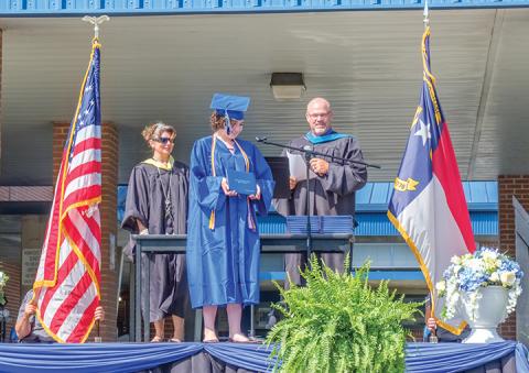 Hiwassee Dam High School graduation