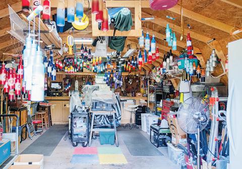 Scott Sankey's shop Hillbilly Wind Chimes, located between Andrews and Marble, makes the world sound a litter nicer.  Photo by Sam Jokich