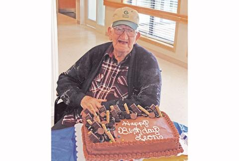 Leon Moss celebrated his 95th birthday at Murphy Rehabilitation & Nursing on July 29.