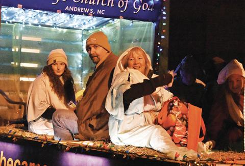 This is just one of many scenes from the 2019 Magic on Main Christmas Parade in downtown Andrews.