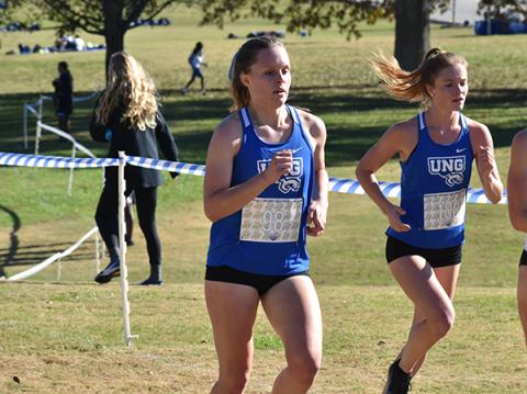 University of North Georgia freshman Sydney Bolyard, alumna of Tri-County Early College,  finished in seventh place at the Peace Belt XC Championships in Gainesville, Ga. on Saturday. 