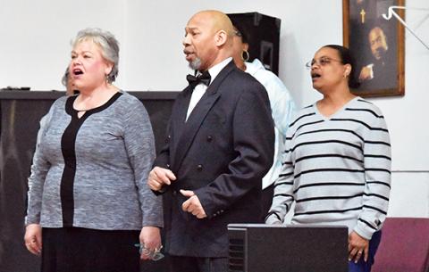 Samantha Sinclair/scoutingaround@cherokeescout.com The Mount Zion Church Choir shared a musical blessing during the Rev. Martin Luther King Jr. Prayer Breakfast in January 2020 at the Texana Community Center.