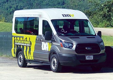 This van didn’t get much mileage after transportation was restricted due to COVID-19.