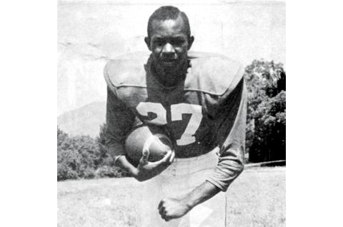 Leslie McKinney played tailback, safety and punt returner for Andrews Wildcats. Photo submitted by Ann Miller Woodford