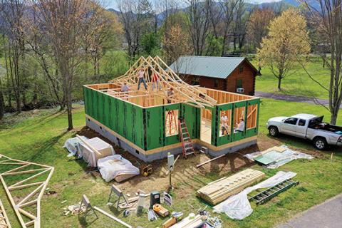 Five new homes are being built in the Mountain Creek Village subdivision just outside Andrews.