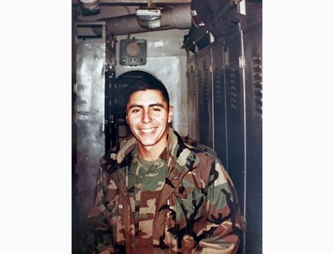 Ray Barrios was 29 years old in 1987, when he was traveling on a ship through the Mediterranean while he was serving in the U.S. Marine Corps.