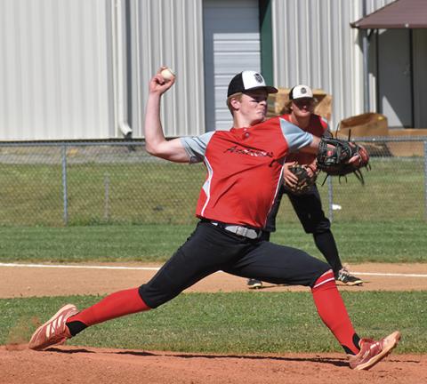 Justin Fitzgerald/address@cherokeescout.com Andrews sophomore Isaac Weaver strides toward the mound during the Wildcats’ 11-6 win at Robbinsville on June 4.
