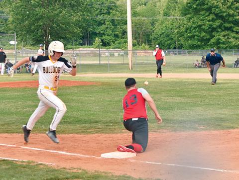 	Murphy – Since losing to Hayesville on May 14, the Bulldogs’ baseball team has taken care of business. Murphy swept a doubleheader against Andrews on June 1, topping the Wildcats 4-0 and 12-4 in five-inning contests at Konehete Park. 	“We’ve definitely been playing better,” Murphy head coach Adam Clonts said. “This was a good day for us.” 	Since losing to the Yellow Jackets, Murphy (10-1 overall and in the Smoky Mountain Conference) has won eight games in a row, outscoring opponents 80-16. The Bulldogs cam