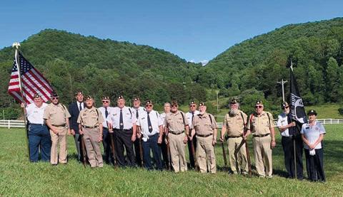 American Legion Post 96 of Cherokee County was named Honor Guard of the Year by the American Legion Department of North Carolina in May. The Honor Guard was established 20 years ago in Cherokee County. 