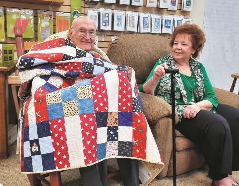 Ret. Major Huffines and wife Nancy. 