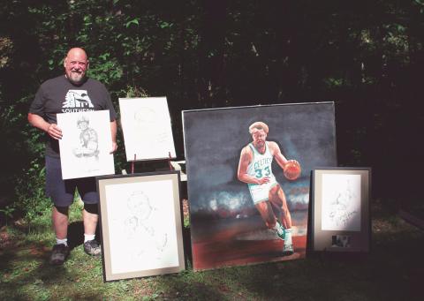 Mike Lalone of Murphy is known locally as a master potter, but not many know his passion in art began with drawing 2D portraits. Lalone has a vast collection of portraits he has done over the years and incorporates his love for art by helping the community.