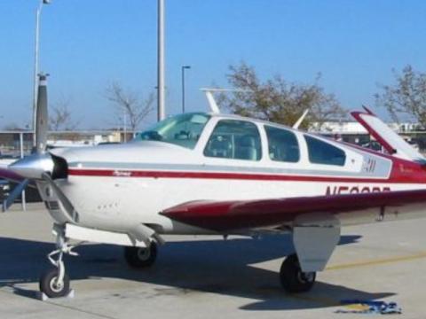 This aircraft is similar to the 1965 model Beechcraft 35 Bonanza that crashed into a mountain Sunday night.