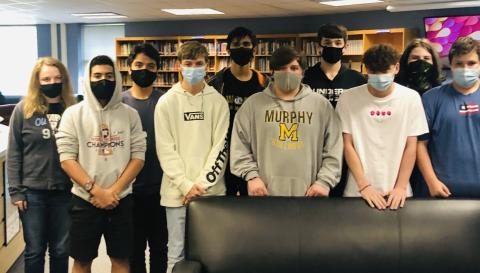 Murphy High School’s e-sports team is  Maggie Jones, Giovanni Corrales, Gunner Simmons, Christian Woss, Mann Barot, Chase Johnson, Ty Smith, Nathan Perkins, Nile McCool and Harley Trantham.