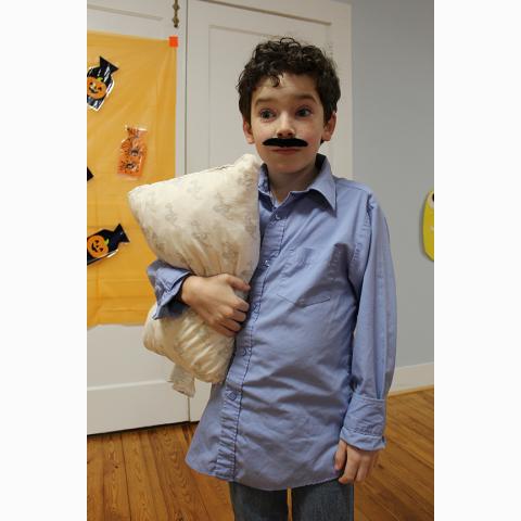 John Anthony Worley and his family made the rounds in downtown Murphy to trick-or-treat on Saturday evening. He was dressed as the My Pillow guy (Mike Lindell).