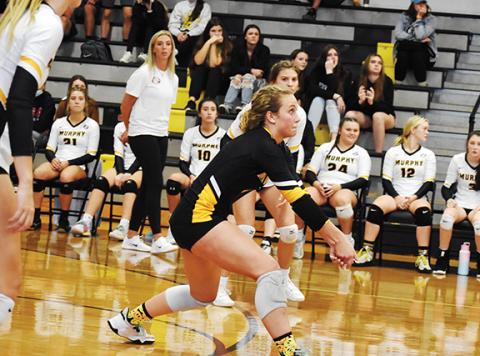 Justin Fitzgerald/sports@cherokeescout.com Murphy libero Cailey Dockery was named second team All-State by HighSchoolOT.