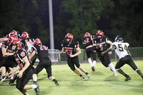 Justin Fitzgerald/sports@cherokeescout.com Andrews junior Drew Martin (53) was named the 2021 Smoky Mountain Conference Lineman of the Year.