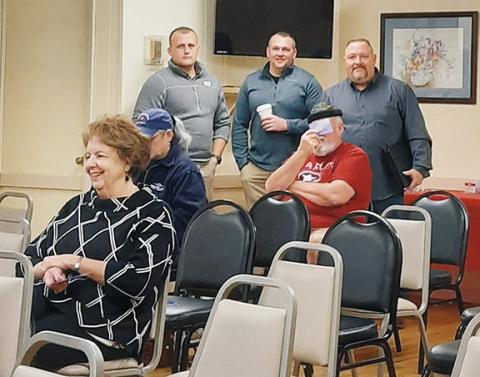 While Janet Stiles of Andrews is used to being in front of the camera, not everyone at the meet and greet was anxious to have their photo taken.