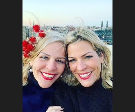 Twins Abigail Hickman and Kerri Watson love being together.