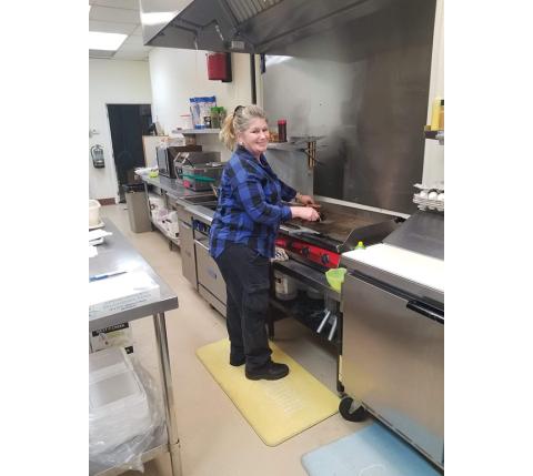 Margie Mason, an original partner with Three Little Women, which is still better known as Grizzley Bear Restaurant today.