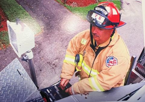 Joe Liguori operates a ladder truck with the Delray Beach (Fla.) Fire Rescue Department. He retired as a captain/paramedic in 2014 before getting the firefighting “bug” again.