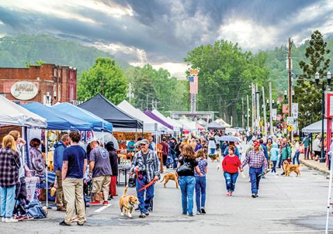 Sam Jokich/Staff Correspondent The Murphy Spring Festival returned with gusto Saturday after sitting out two years due to the COVID-19 pandemic.