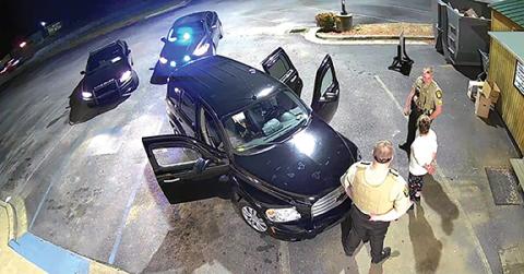 At 12:05 a.m. April 23, this woman was observed removing items from Logan’s Run Rescue donation tables. She was stopped by sheriff’s Sgt. Cody Williams, who issued a criminal summons and also recovered the property.
