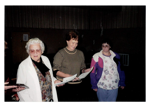 Dixie Palmer of Tomotla was honored for serving as a 4-H Leader for more than 40 years, Jane Stiles for being 4-H agent assistant and Linda Sneed of Tomotla receive awards at the 1999 annual Western North Carolina Development Association dinner.