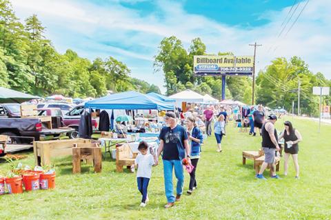 Sam Jokich/Staff Correspondent When the weather finally breaks and provides a gloriously sunny sky like Saturday, local flea markets flood with tourists and locals alike. Everyone seemed to be looking for that one perfect walking stick or a just right knick-knack off U.S. 64 West in Murphy.
