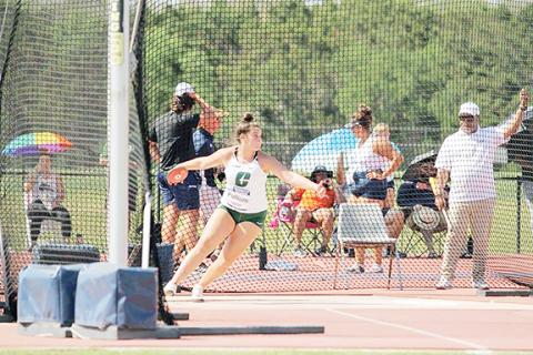 Ozzie Hernandez/UNC-Charlotte Athletics After just her freshman year at the University of North Carolina in Charlotte, Sarah Pullium of Murphy is already the fourth-best performer in the discuss.