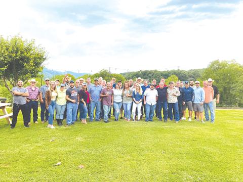 Brasstown Beef hosted an educational and fun time for 32 Sysco sales contest winners and managers on May 24-25.