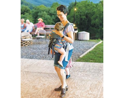 Bridget Esterhuizen enjoys teaching, and dancing, with her two small children.