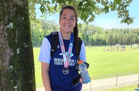 Catalina Barreiro played at the annual BodyArmor State Games at Cary in June after a stellar junior season with Murphy.